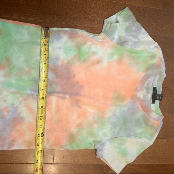 Forever 22 Womens T Shirt Size Medium Tie Dye Stretch Hippy Bohemian - Picture 2 of 3